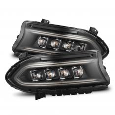 AlphaRex Nova-Series 2015-2024 Dodge Charger Projector Headlights Black